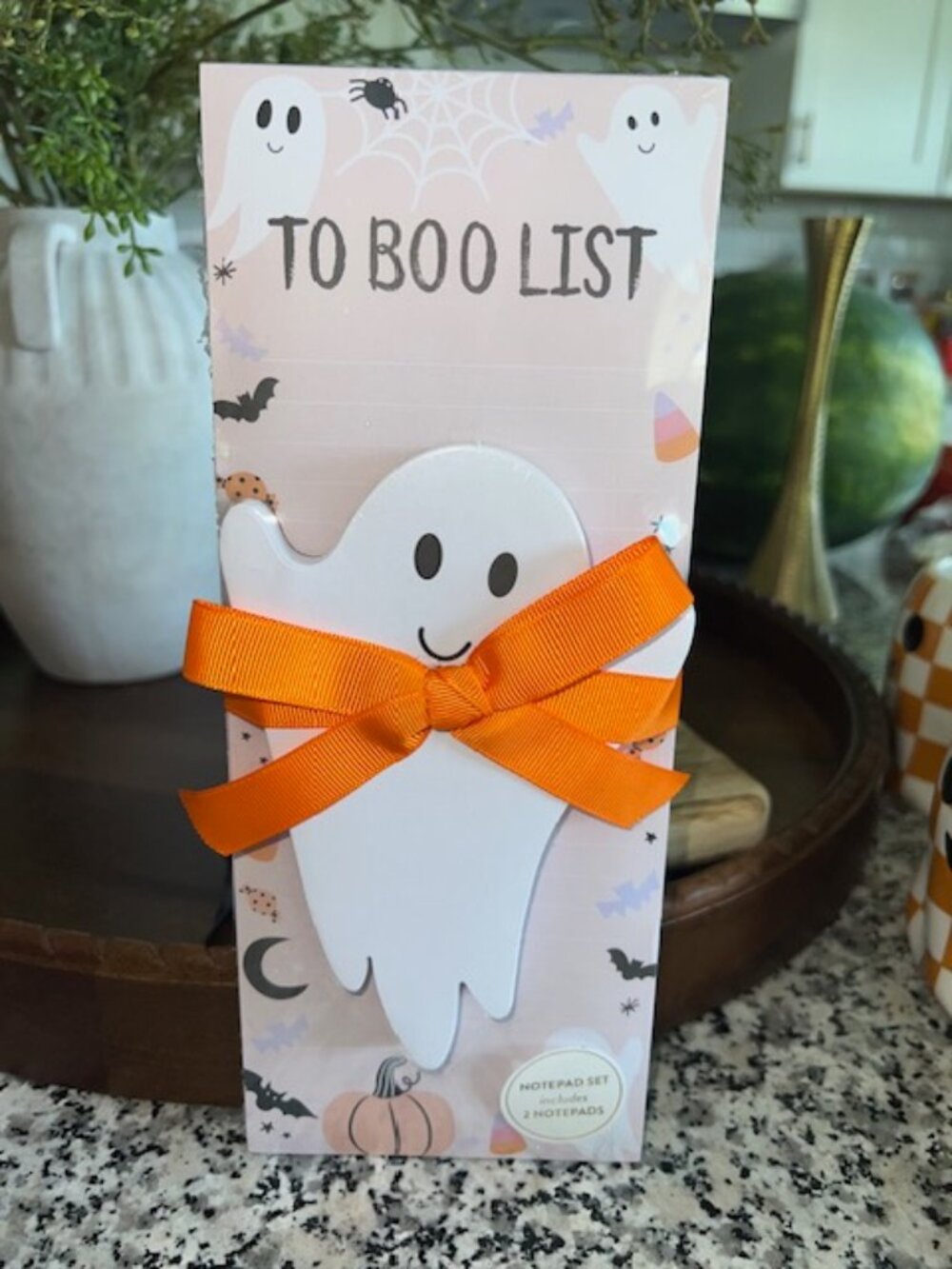 Magnetic Halloween note pad set
